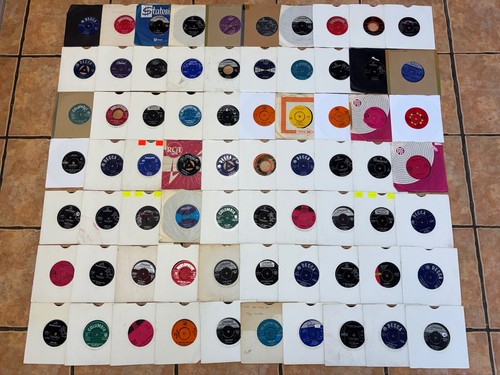 Vinyl single records - x,