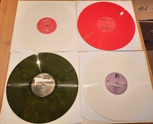 Coloured vinyl techno - vinyl, deep