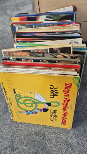 Vintage vinyl records all - vintage,